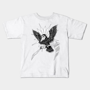 Plague Doctor Owl Kids T-Shirt